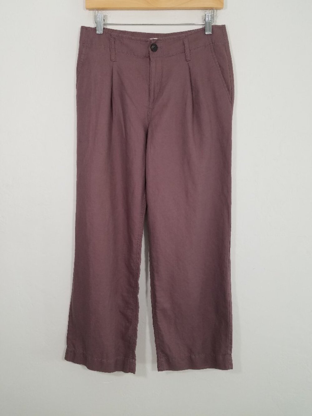 LOFT Linen/Cotton Crop Pants Size 4